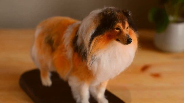 Валяная миниатюра колли смотреть онлайн