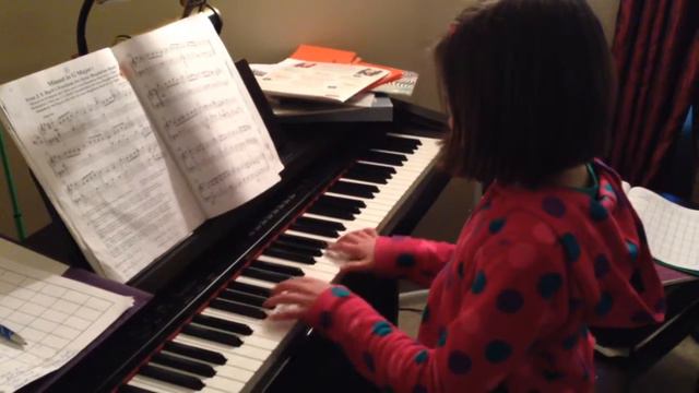 Kadence practicing the piano смотреть онлайн