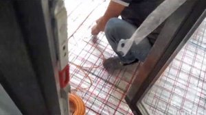 ровнитель для пола + теплый пол.