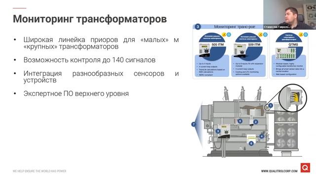 Обзор решений Qualitrol для мониторинга энерогооборудования смотреть онлайн