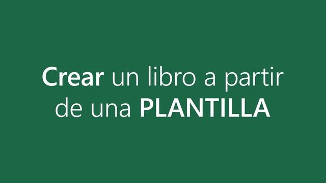 2 2 Crear un libro Excel смотреть онлайн