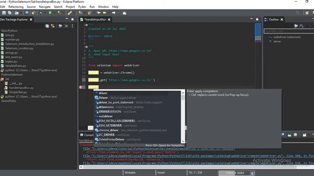 Selenium With Python | Selenium | How to Input Text Box смотреть онлайн