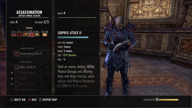 Stamina Nightblade PVP Build - Ultimate 2h GANK Build! - ESO Murkmire