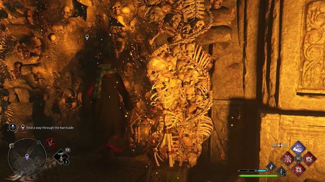 Find a way through the barricade Hogwarts Legacy смотреть онлайн