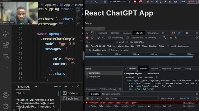 How To Create A ChatBot with React and ChatGPT смотреть онлайн
