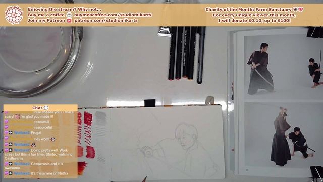 Studio Mikarts ★ Lucky Dip LXI (Four Random Art Supplies) ★ Live Art by Denise みか Hutchins смотреть онлайн