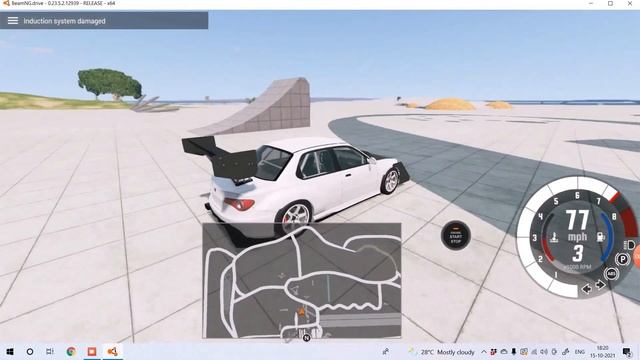 BeamNG Grid Map Slow Motions #steam #beamng #izugamer #carforfun смотреть онлайн