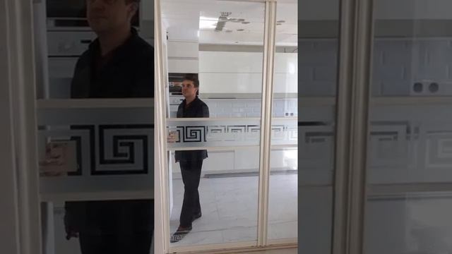 Стеклянная перегородка между Кухней и залом смотреть онлайн
