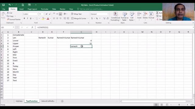 Using String Functions in Excel | Formulas and Functions | Class 6 Computer | Class 6 MS Excel смотреть онлайн
