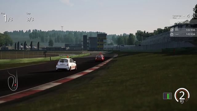 Assetto CorsaAbarth500 Vallelunga club by edenM смотреть онлайн