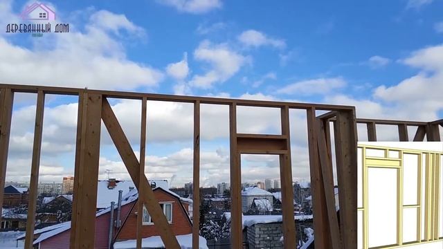 Каркасник Хай тек Часть 4 я Сборка стен второго этажа смотреть онлайн