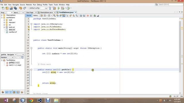 Java Reading from Textfile The Method and Objects смотреть онлайн