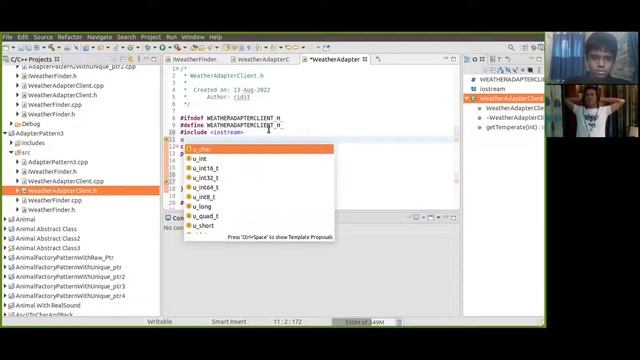 explaining and implementing adapter pattern using C++ смотреть онлайн
