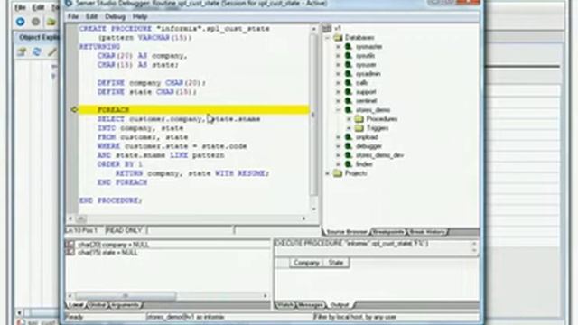 03 Stored Procedure Debugger смотреть онлайн