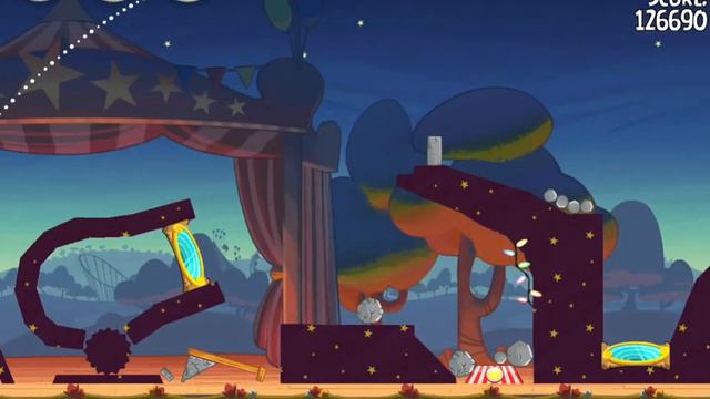 Angry Birds Seasons Abra-ca-Bacon 1-2 Walkthrough 3-Star смотреть онлайн