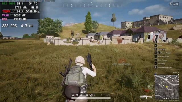 GeForce RTX 4070 - PUBG | 1080p - 1440p смотреть онлайн
