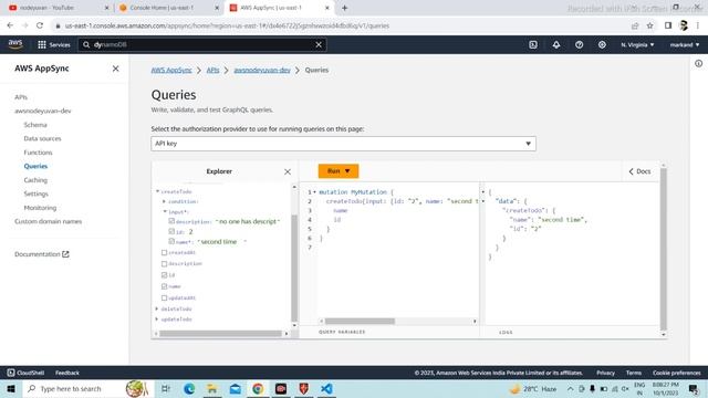 create and get api in aws amplify with graphql смотреть онлайн