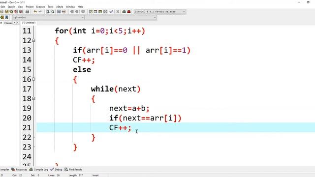 how to check fibonacci number in array смотреть онлайн