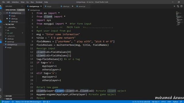 build online tic tac toe game with python PART2 смотреть онлайн