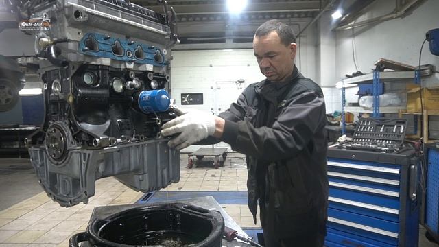 Разборка нового Двигателя Kia Spectra 1.6 S6D смотреть онлайн