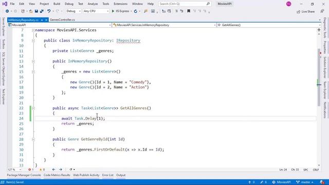 Async in Web APIs - Building RESTful Web APIs with ASP.NET Core смотреть онлайн
