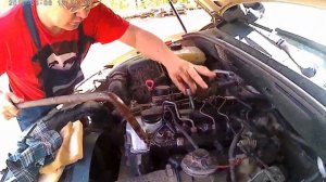 Как открутить свечи накала. SsangYong Kyron.