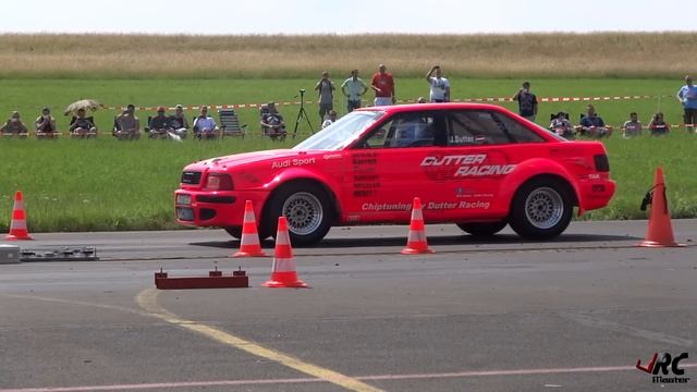 Audi 90 Turbo Quattro 1150HP Drag @ 9,178sec смотреть онлайн