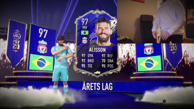 JAG PACKADE EN 97+ RATED TOTY!!! - FIFA 20 PACK OPENING SVENSKA смотреть онлайн