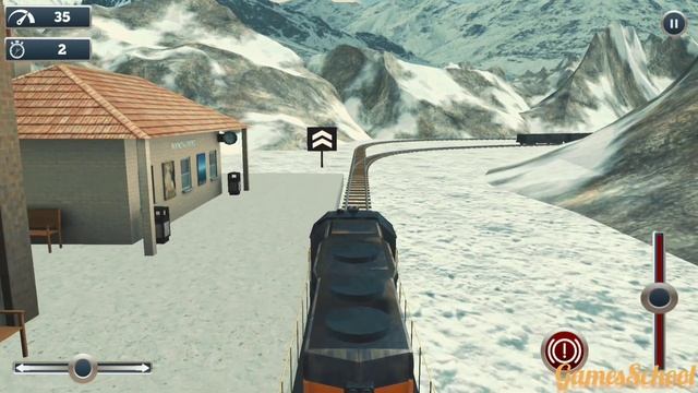 Euro Train Adventure Drive Simulator - Express Train Railway Tracks - Android Gameplay смотреть онлайн