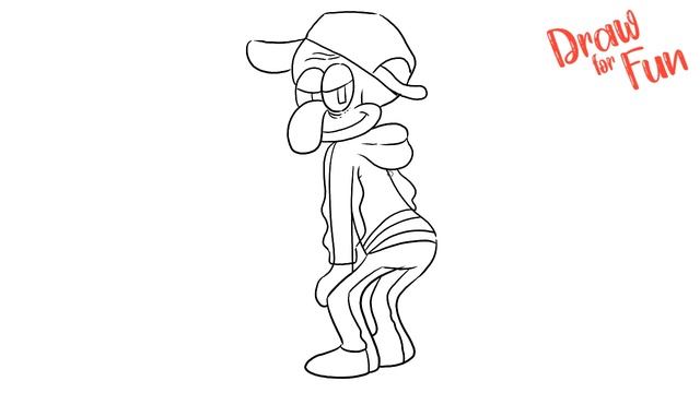 How to draw Squidward Hypebeast | Spongebob смотреть онлайн