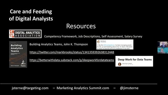 Digital Strategy | Care and Feeding of Digital Analysts - Managing This Unique Tribe - Jim Sterne смотреть онлайн
