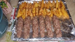 ОЧЕНЬ ЛЁГКИЙ,ПРОСТОЙ РЕЦЕПТ ПРИГОТОВЛЕНИЯ ЛЮЛЯ-КЕБАБ В ДУХОВКЕ!