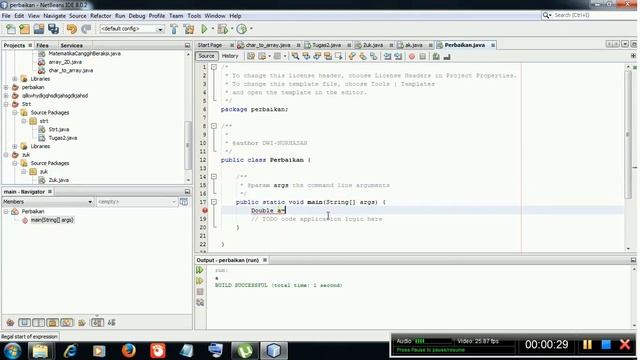 tutorial double dengan java netbean смотреть онлайн