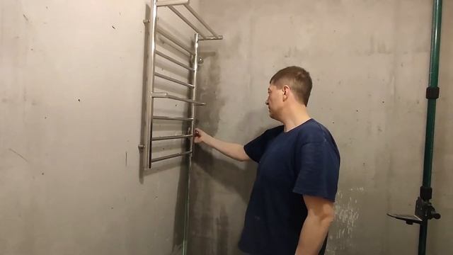 Полотенцесушитель Terminus Анкона П8 577x801 с полкой водяной боковое подключение смотреть онлайн