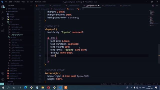 Bootstrap 5 advanced Tutorial - SASS/CSS смотреть онлайн