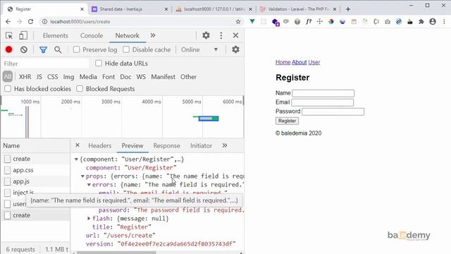 Tutorial Laravel Vuejs dengan Inertia #19 - Validation смотреть онлайн