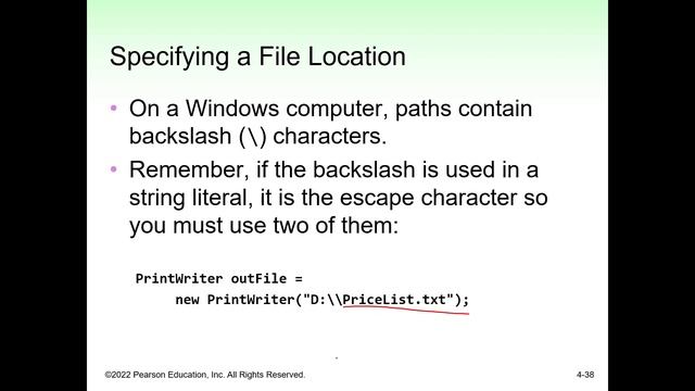 Working with Files in Java. Chapter 4. смотреть онлайн