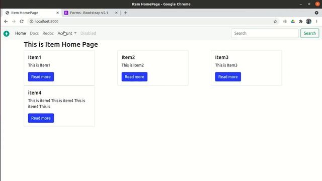 FastAPI # 0036 # Create An ITEM HTML Template