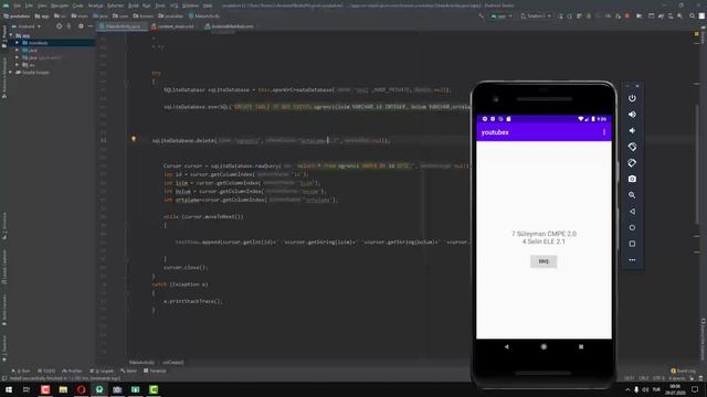 Android Studio Dersleri 90 - SQLite DELETE ve Pratikler смотреть онлайн