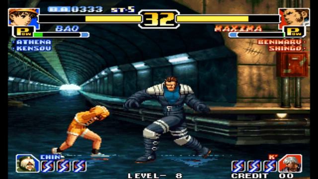 The King of Fighters '99, Level 8, Psycho Soldier Team, 1 Credit Clear Playthrough смотреть онлайн
