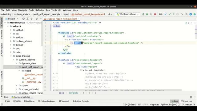 How to call qweb templates in Odoo | Odoo call different templates | Odoo Qweb Tutorial смотреть онлайн