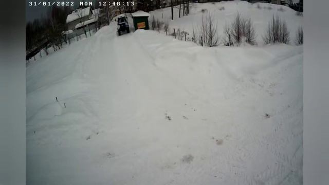 МТЗ. уборка снега в СНТ.