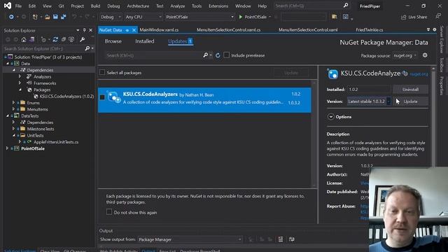 Update Code Analyzer NuGet Package смотреть онлайн