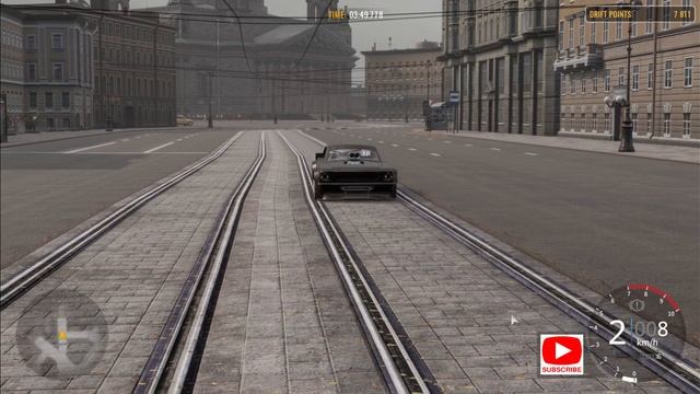 Drifting A Mustang 1965 like Ken Block's Ford Mustang Hoonicorn V2 In A Close City Car X Drift смотреть онлайн