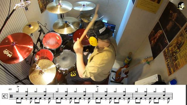 [Rock cover] My Chemical Romance - Famous Last Words | Drum Cover, 악보, Score, Sheet смотреть онлайн