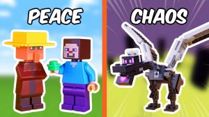 Я смоделировал цивилизацию LEGO MINECRAFT... перевод - TD BRICKS