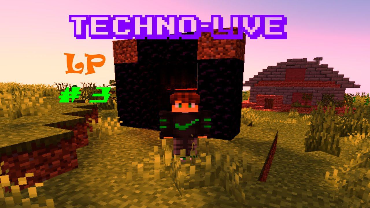 MINECRAFT TECHO-LIVE #3 ДЕЛАЕМ ПОРТАЛ В АД ! смотреть онлайн