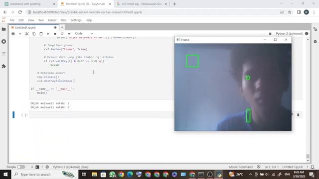 Rectangle counter when object detect use python , Opencv смотреть онлайн