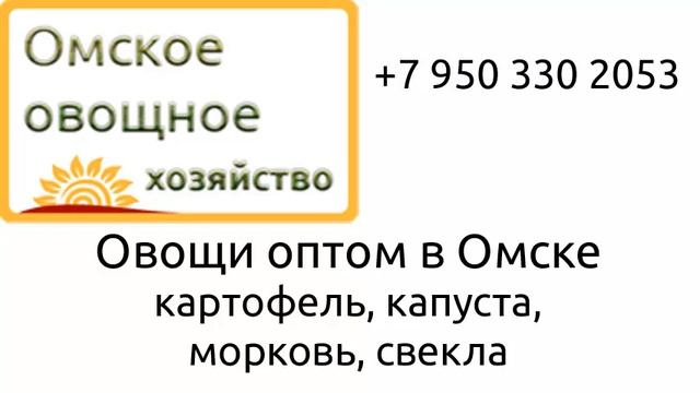 Овощи оптом в Омске - Омское овощное хозяйство - www.farm55.ru смотреть онлайн