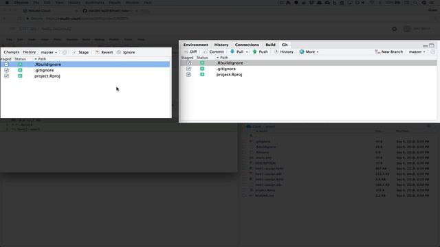 STAT 385 FA18: Writing and Pushing Commits with RStudio Cloud смотреть онлайн